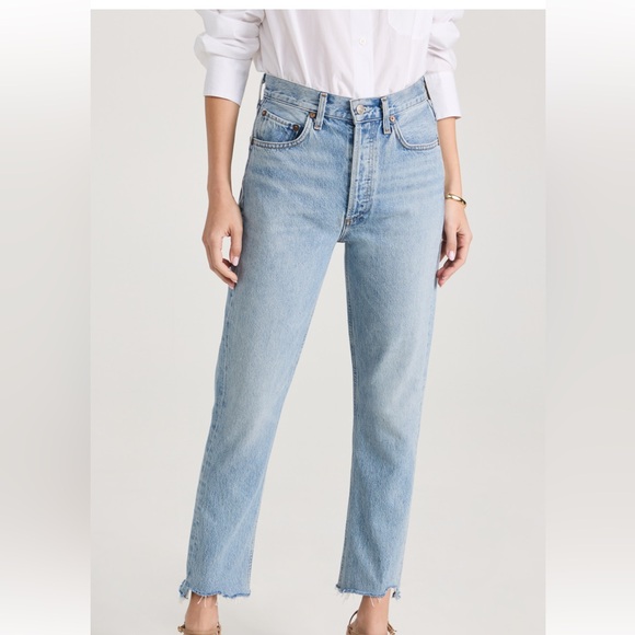 Agolde Riley high rise straight crop jeans - Picture 5 of 10